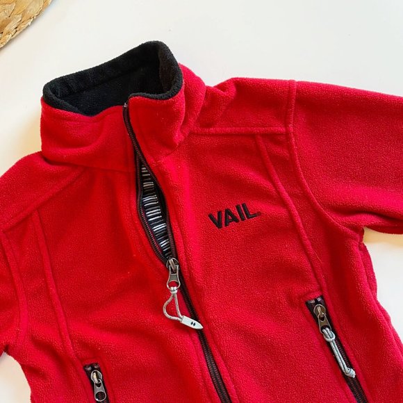 Double Diamond Red Vail Fleece Jacket | 2T - Picture 1 of 6